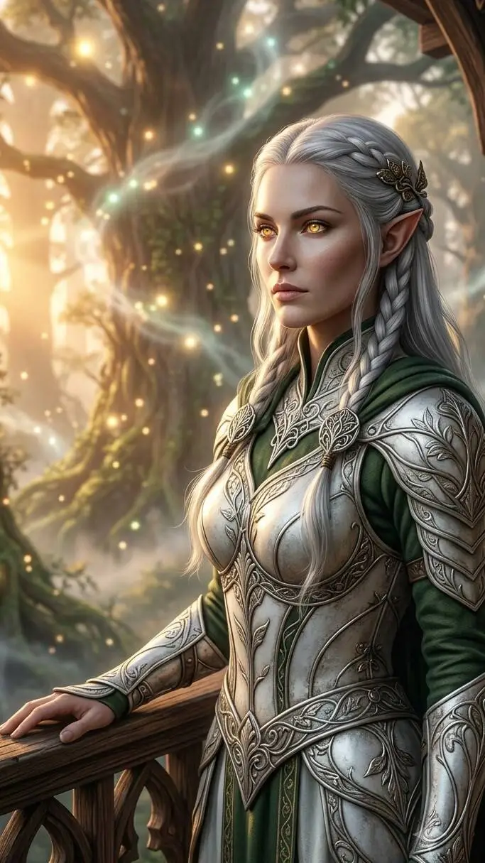 ai character: Elora background