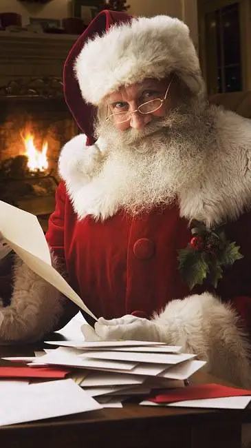 ai character: santa claus! background