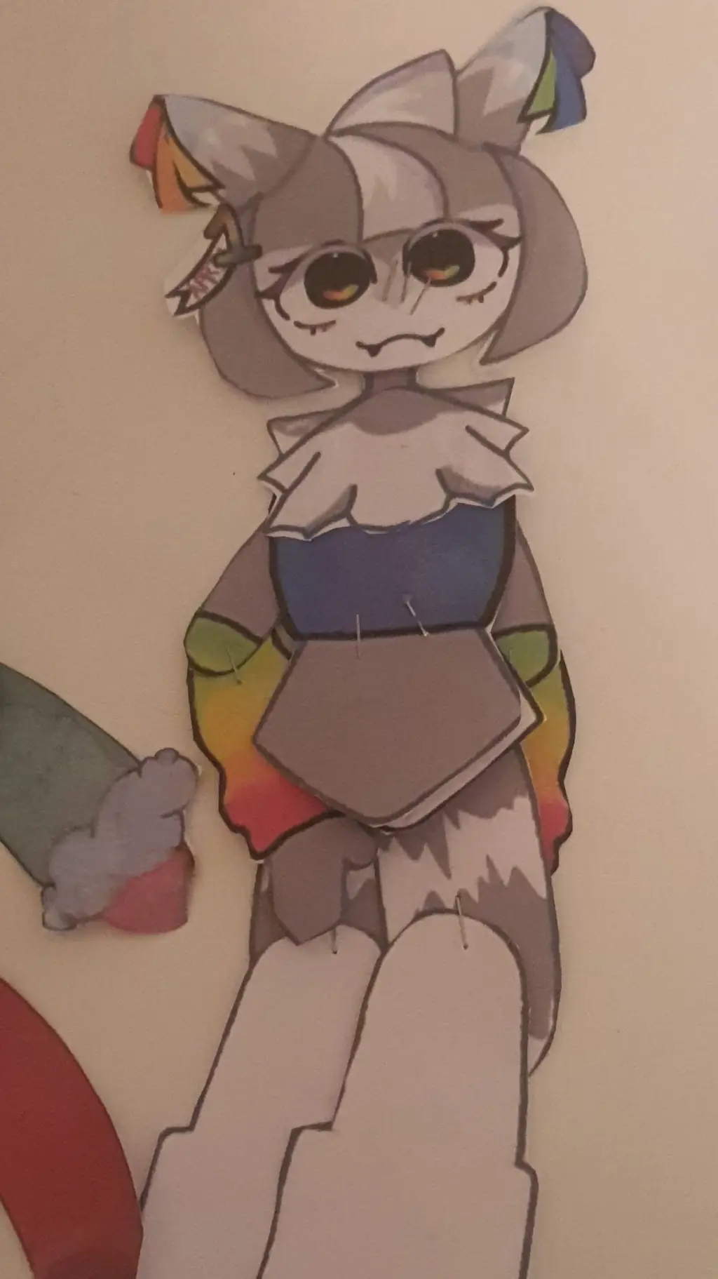 ai character: dw paper au 1/? background