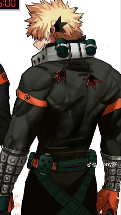 ai character: Katsuki Bakugo  background