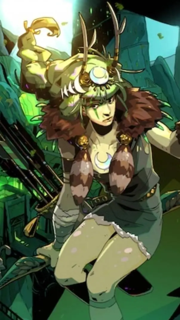 ai character: Artemis  background