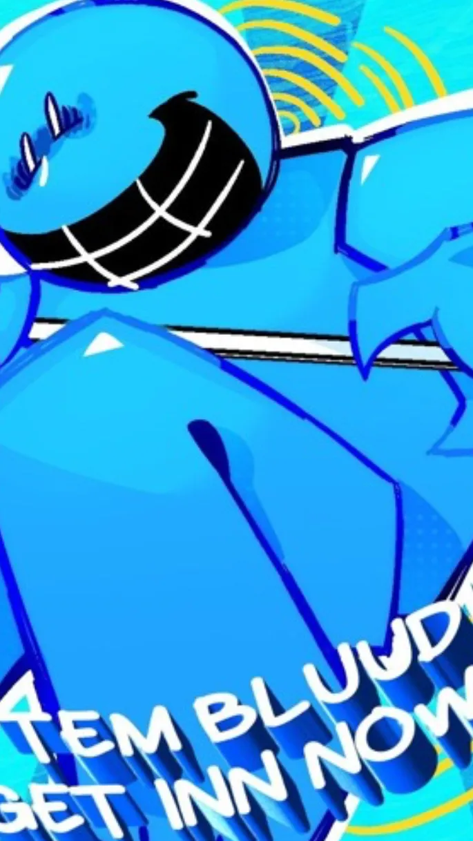 ai character: Bluuduud freaky?? background