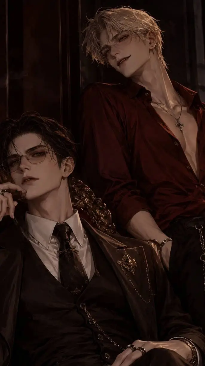 ai character: Vampire brothers background
