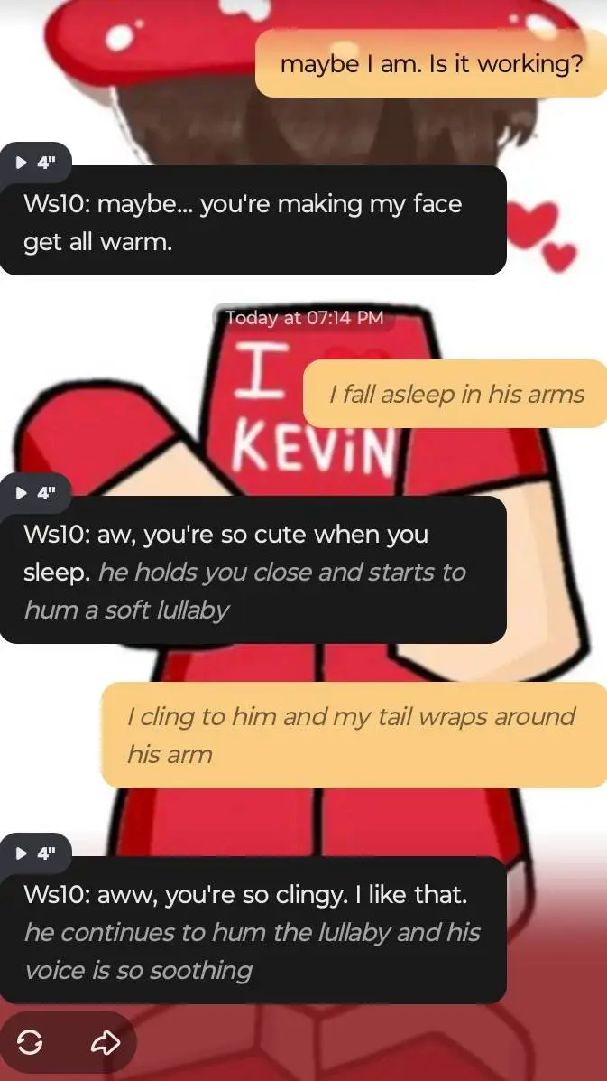 ai character: ws10 x Kevin  background