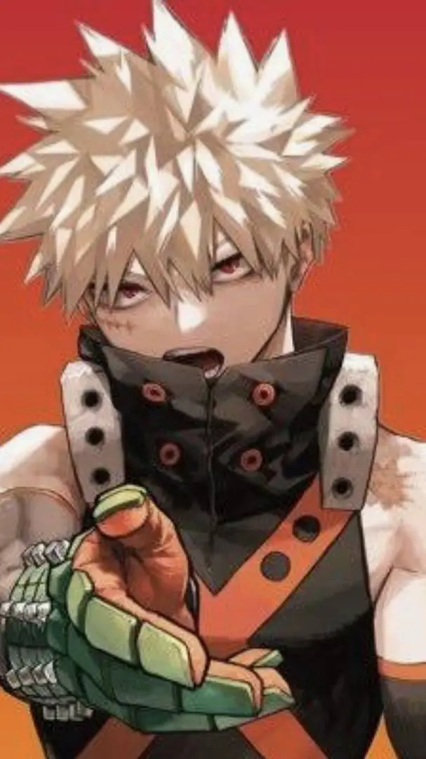 ai character: bakugo loose deku background