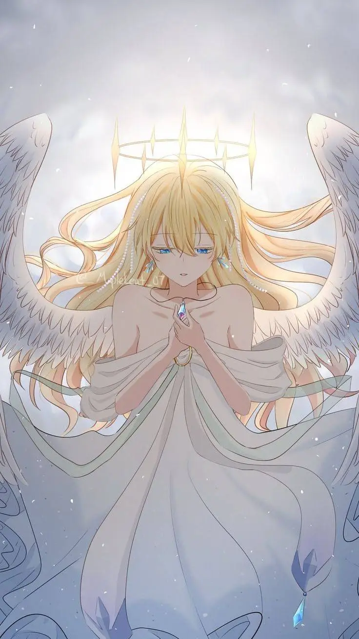 ai character: Ella the angel background