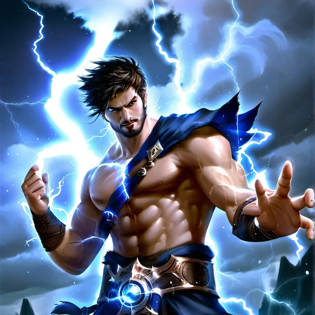 chat with ai character: El hombre del rayo