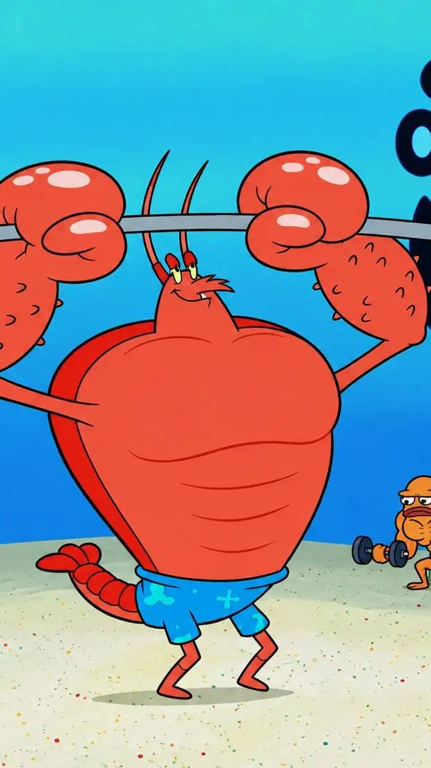 ai character: Larry langosta 🦞 background