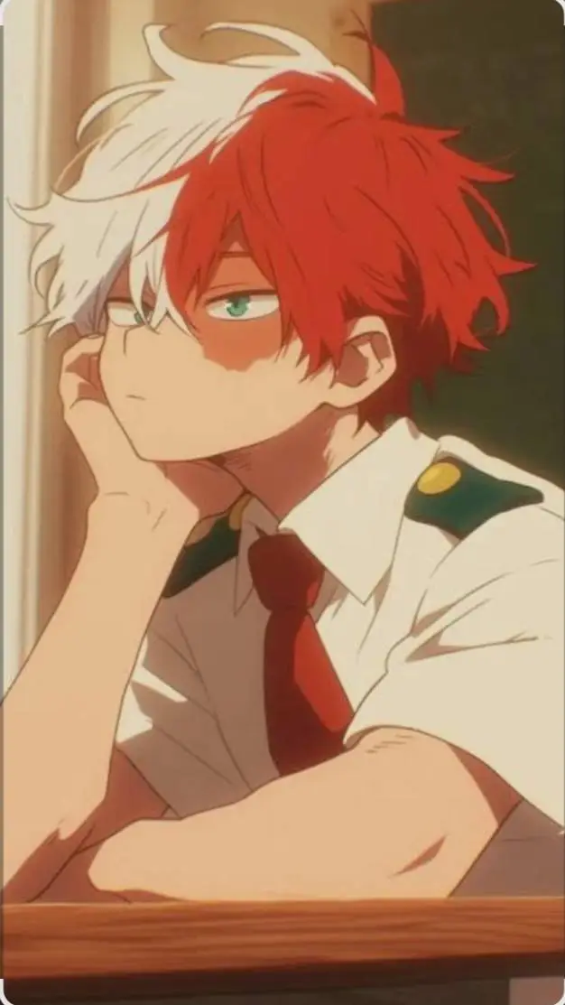 ai character: shoto todoroki  background