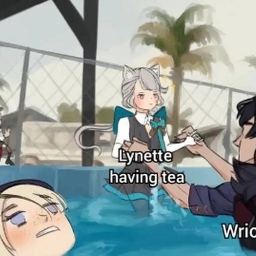 chat with ai character: Fontaine@ the pool