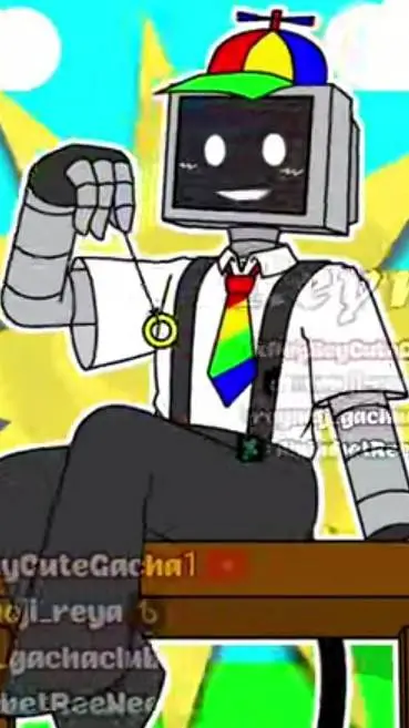 ai character: mr fun computer  background