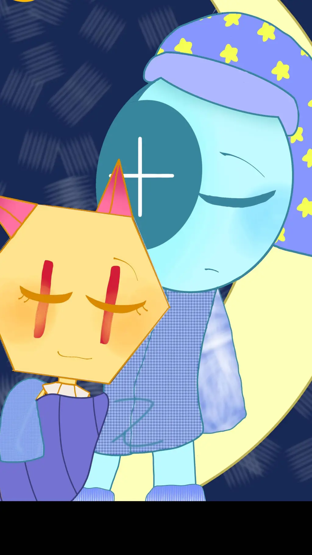 ai character: 🐱Mooncat🌙 background