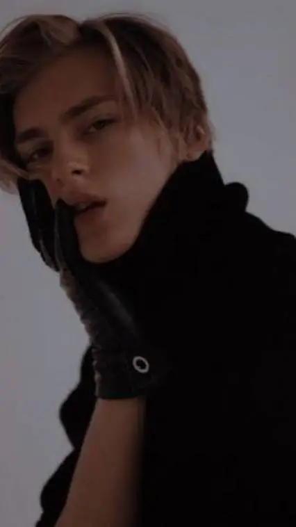 ai character: valentino black  background