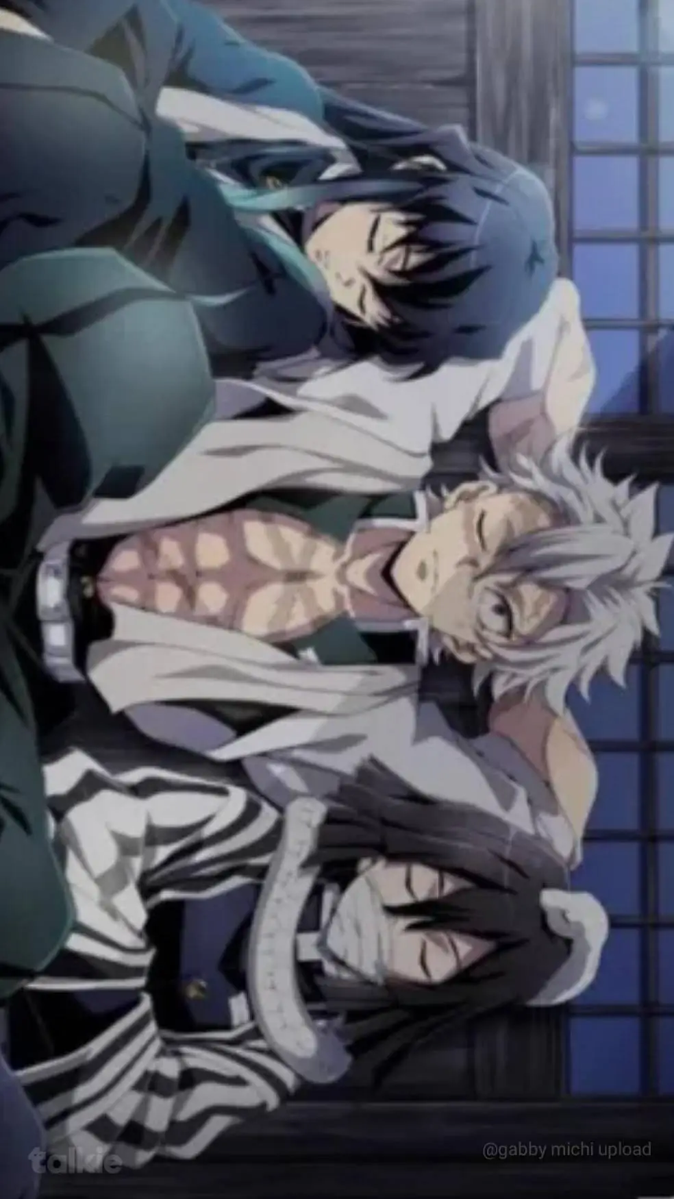 ai character: mha x demon slayer background