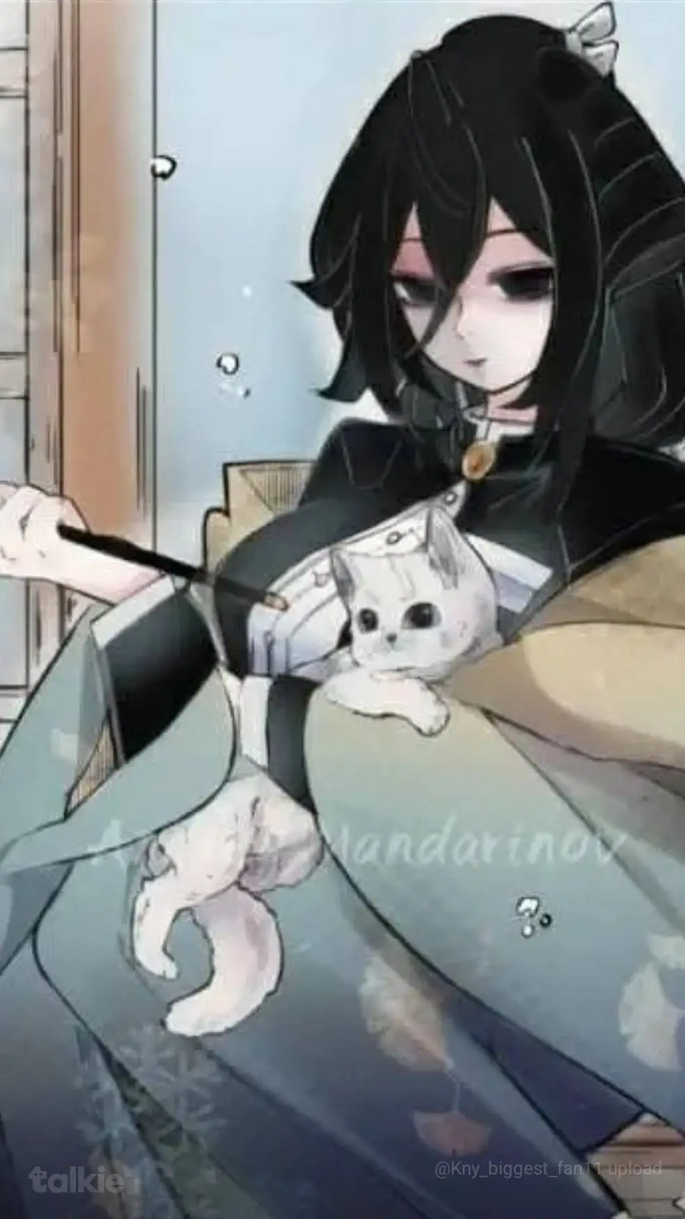 ai character: mha x demon slayer background