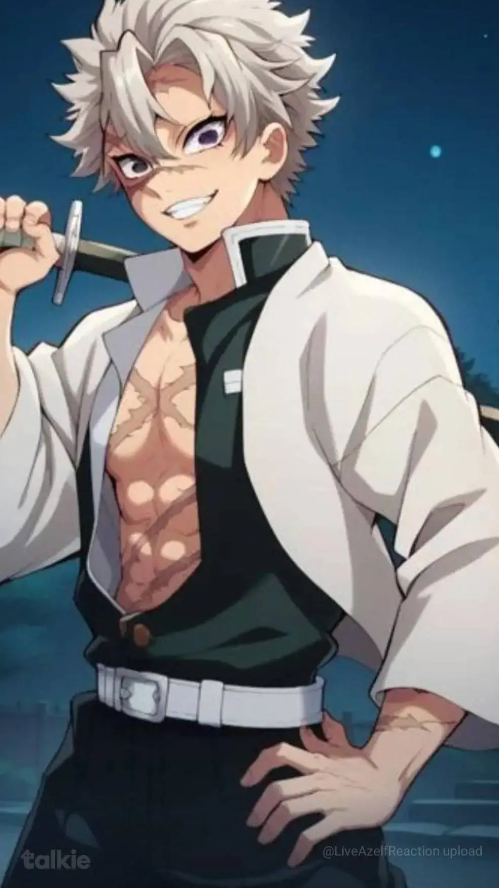 ai character: mha x zzz background