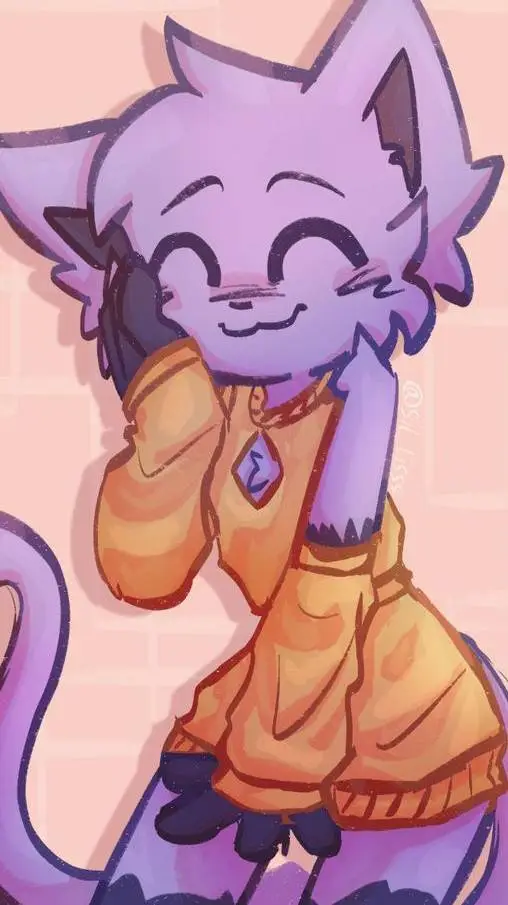 ai character: cat nap menina background