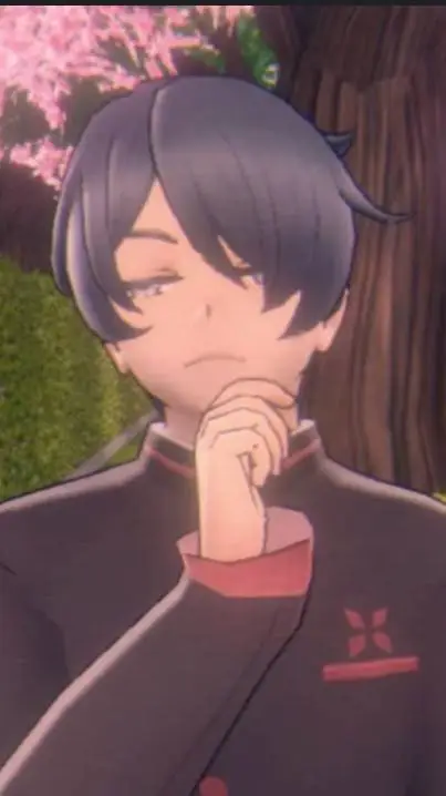 ai character: senpai background