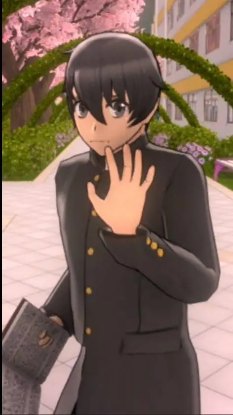 ai character: senpai background