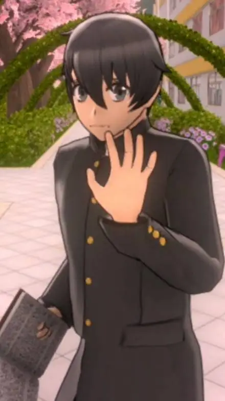 ai character: senpai background