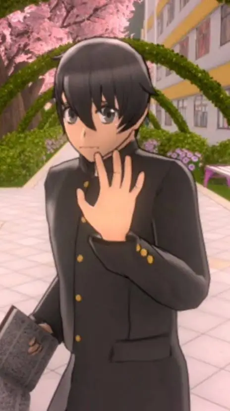 ai character: senpai background