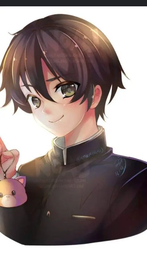 ai character: senpai  background