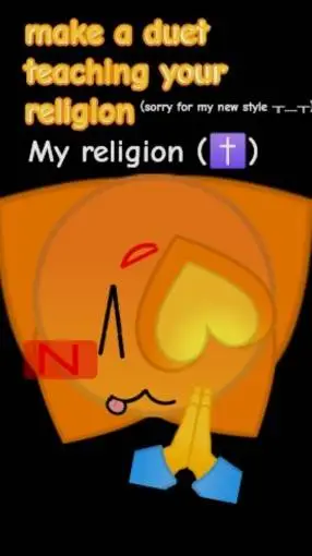 ai character: Orange emojicat xd background