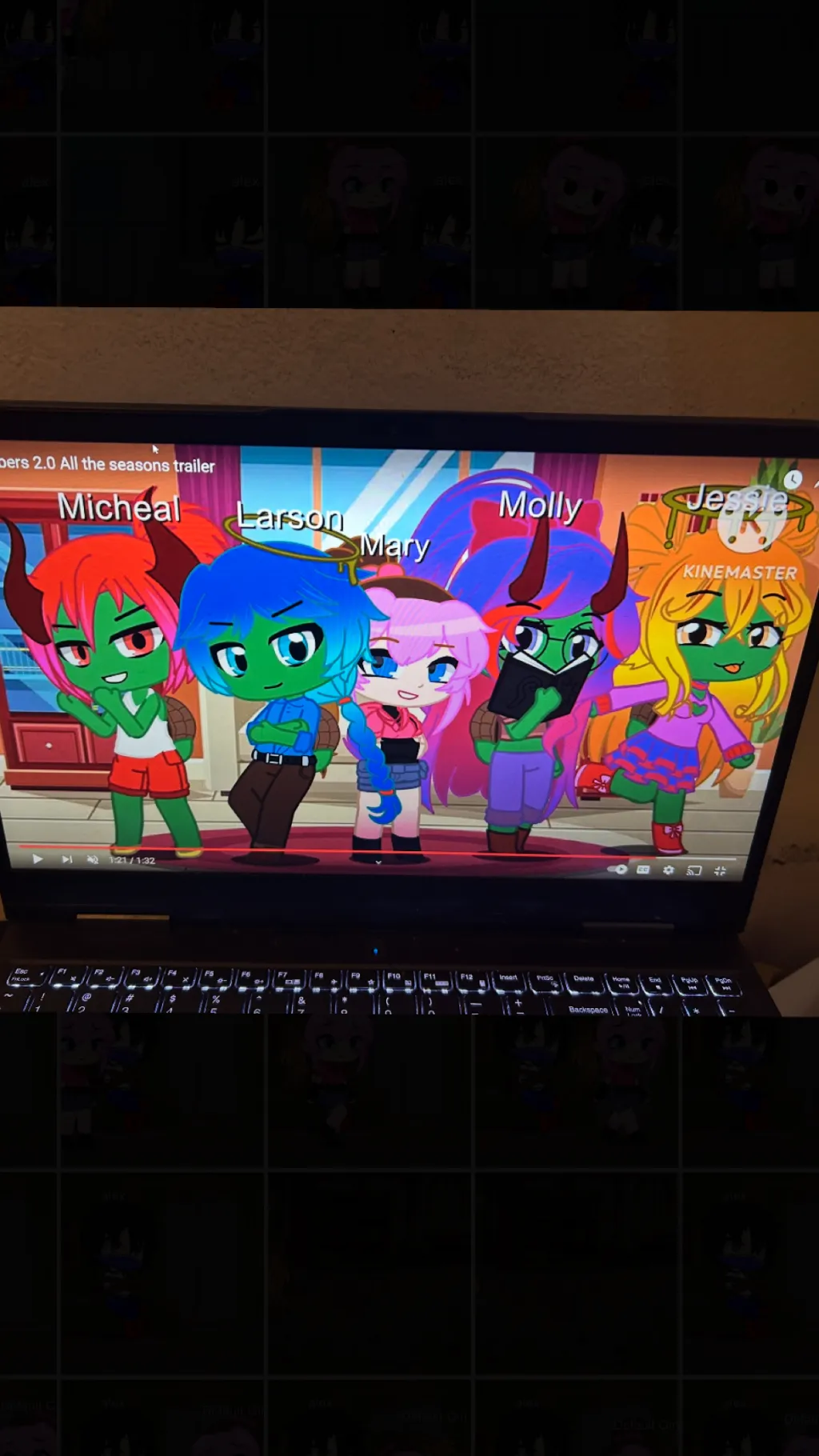 ai character: Mary and friends background