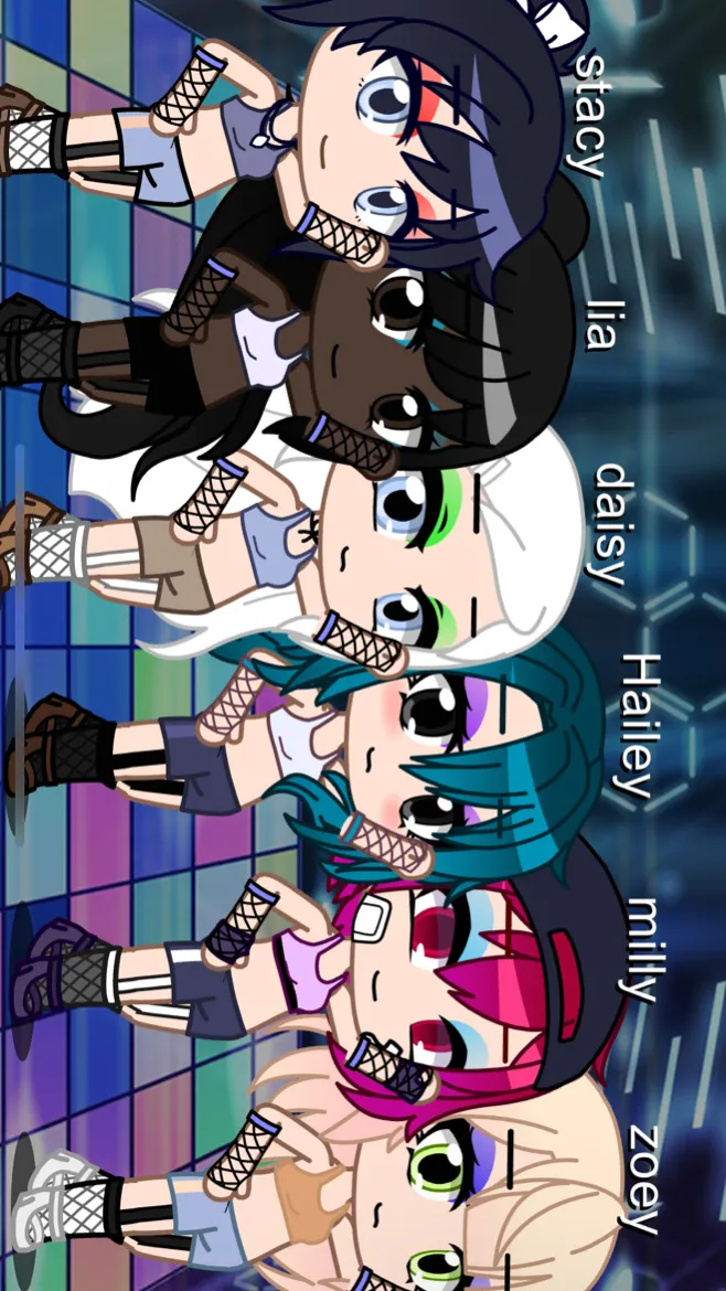 ai character: Hailey and girls background