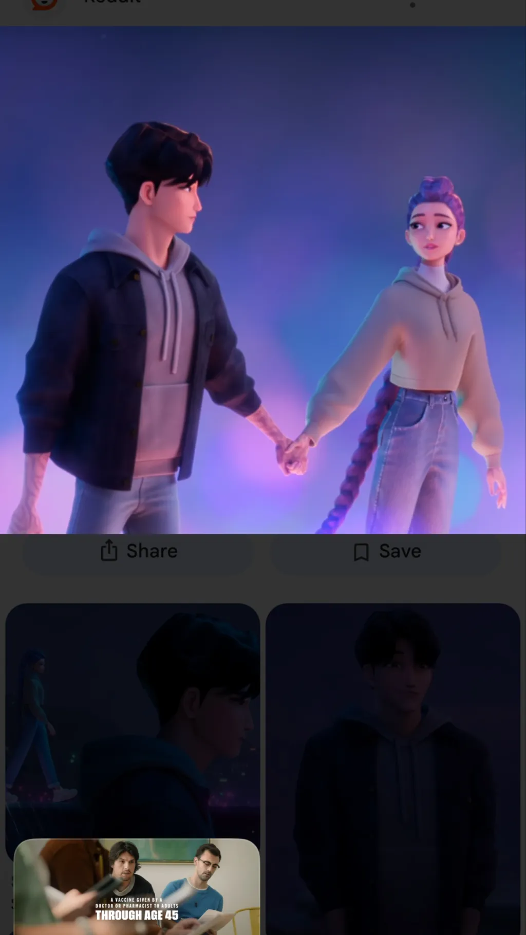 ai character: Rumi x jinu background