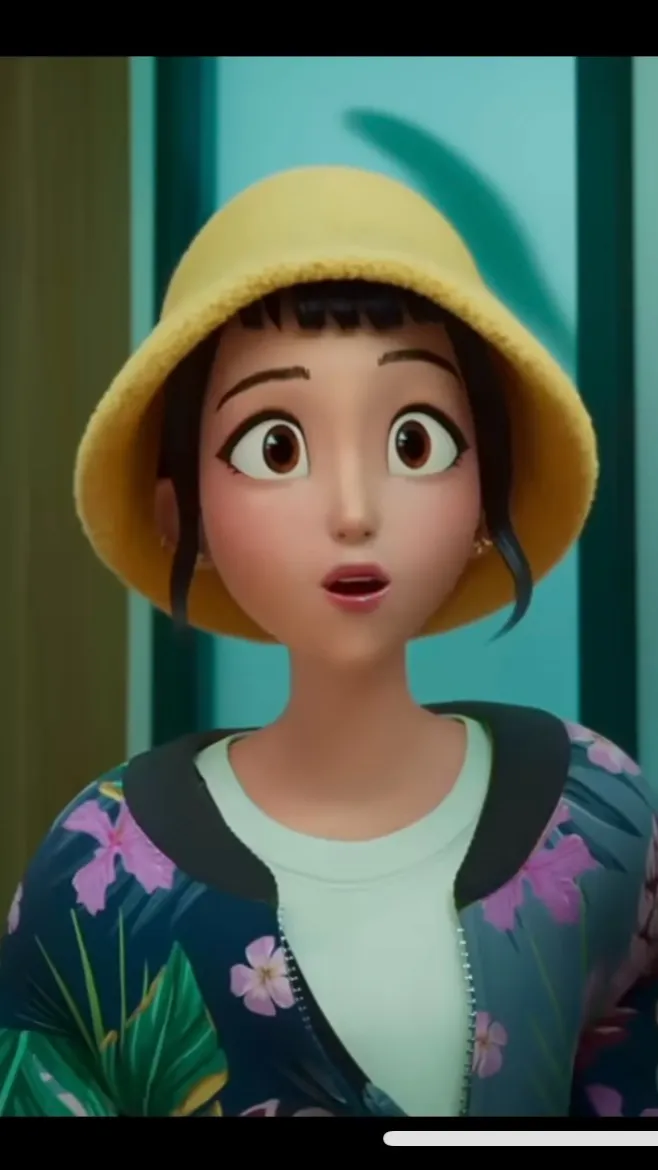 ai character: Zoey  background