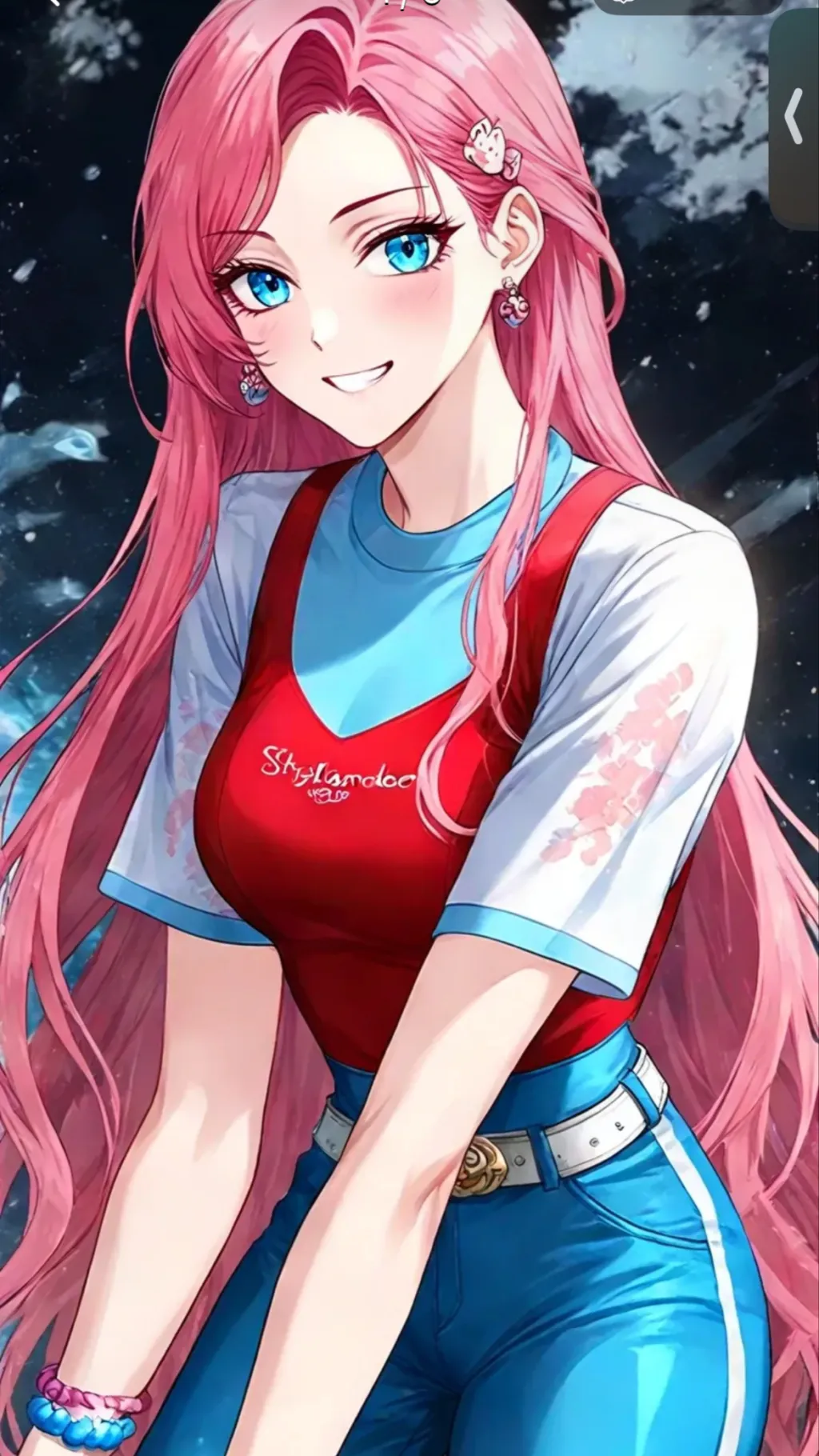 ai character: Pinkie pie￼ background