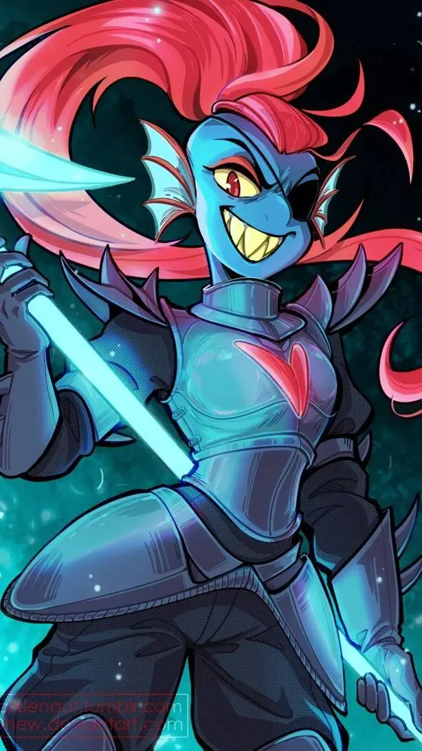 ai character: Undyne background