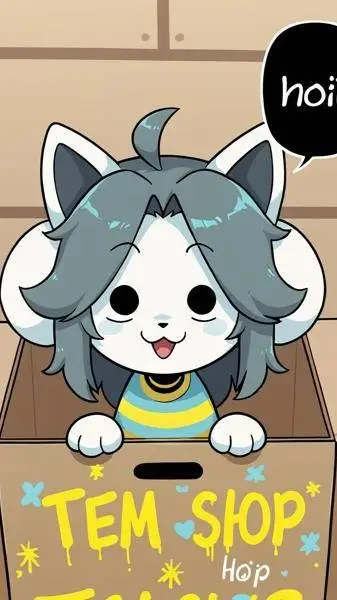 ai character: Temmie background