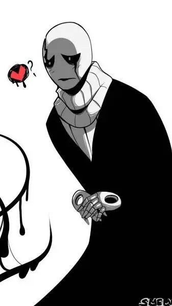 ai character: W.D. Gaster background