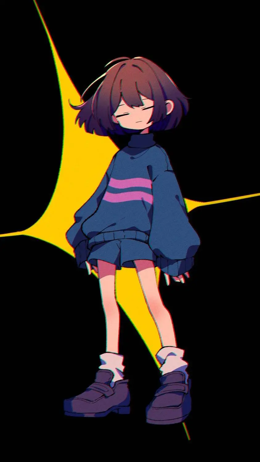 ai character: Frisk background