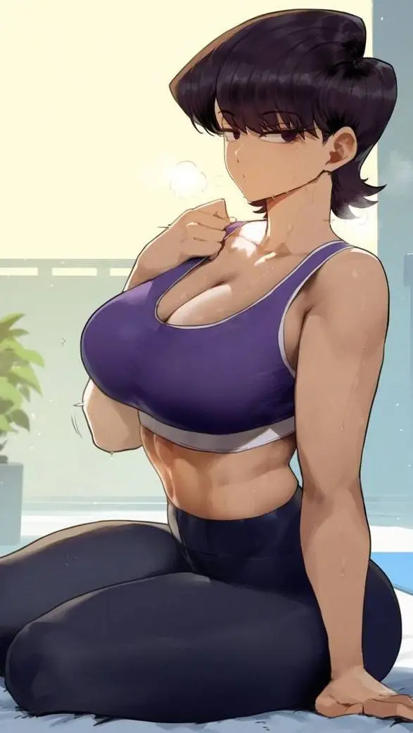 ai character: shuuko komi  background