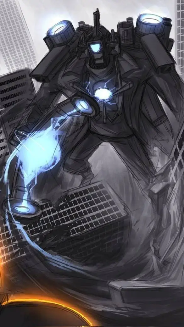 ai character: Titán Cámaraman background