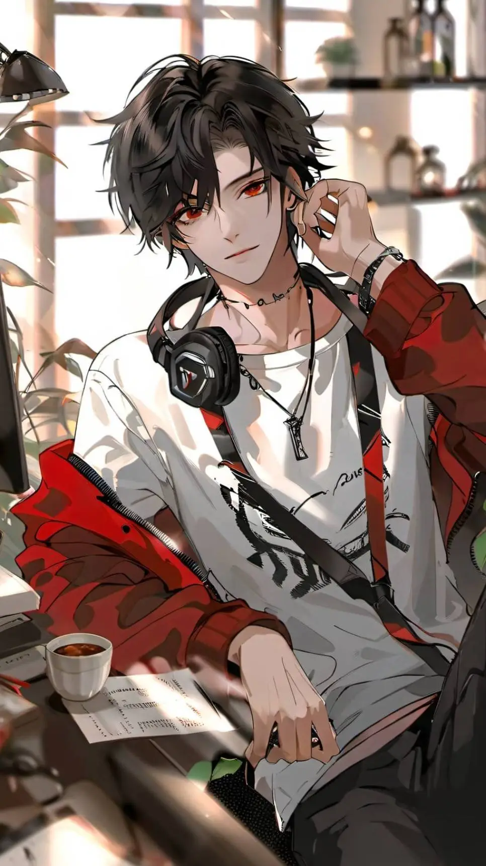 ai character: stolen teddy bear background
