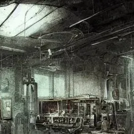 chat with ai character: abandoned lab