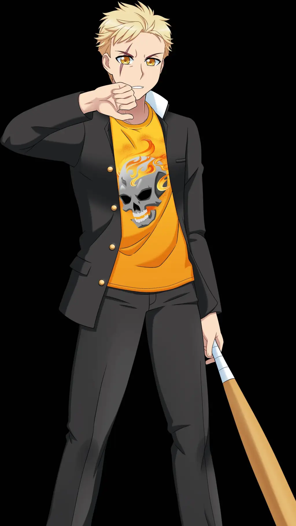 ai character: Umeji Kizuguchi 💥 background