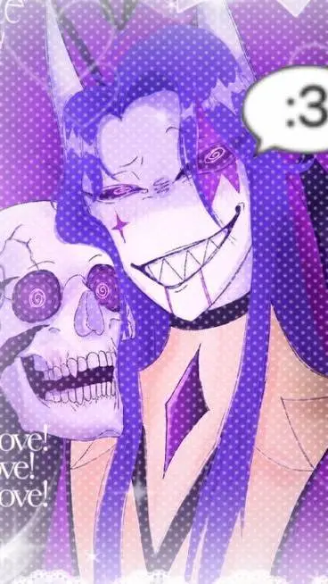 ai character: 💜~jester~💜 background