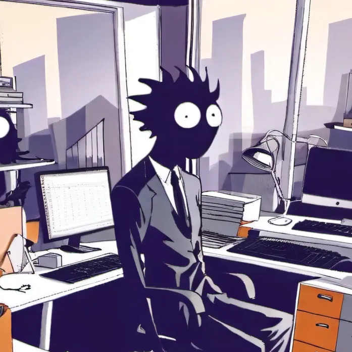 chat with ai character: Mr. Ink Odd office