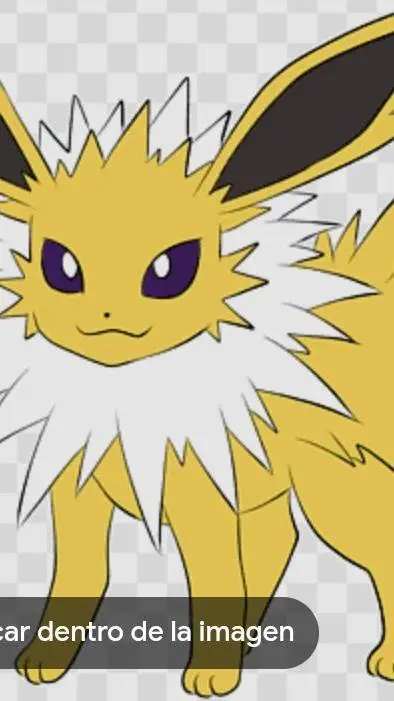 ai character: jolteon background