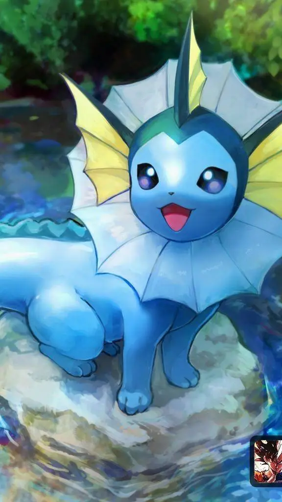 ai character: vaporeon  background