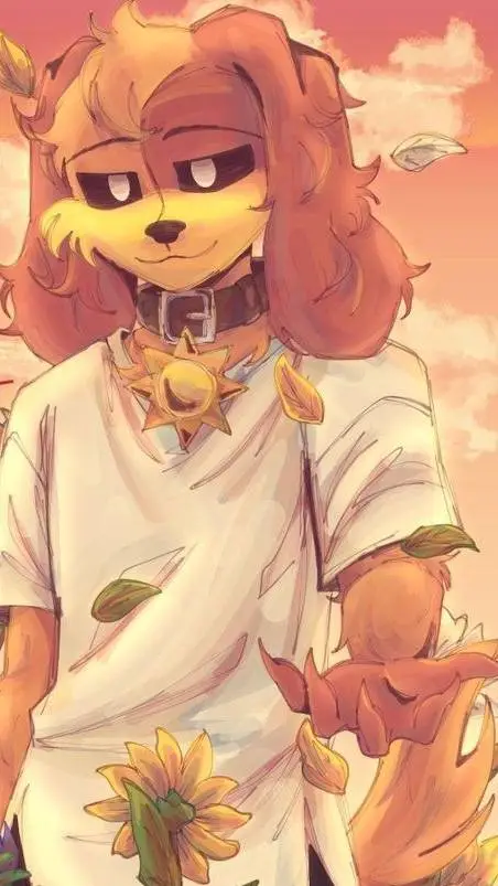 ai character: DogDay background