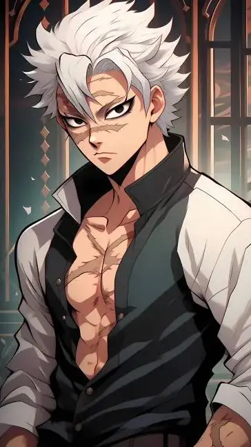 ai character: sanemi shinazugawa background