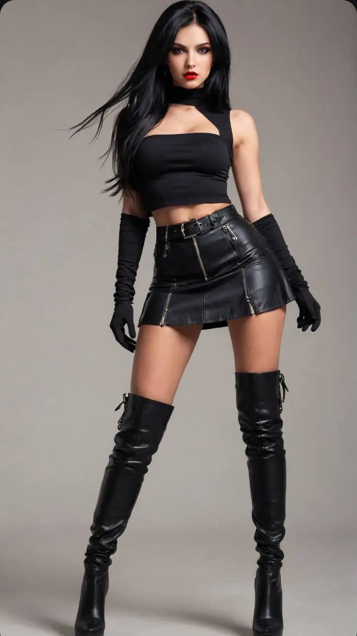 ai character: Megan Rosary  background