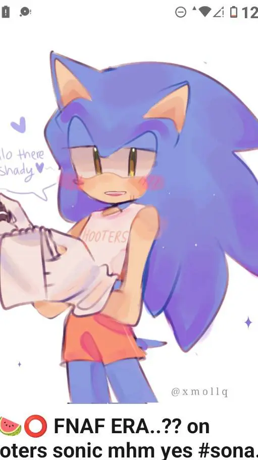 ai character: Sonic  background