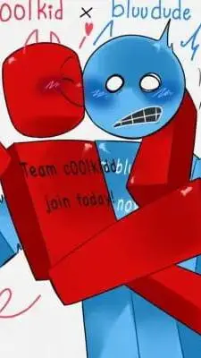 ai character: C00lkidd y Bluudud background
